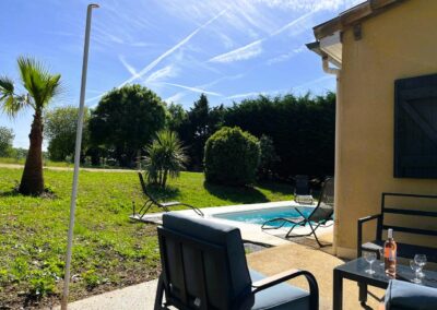 Gîte AIRBNB avec piscine chauffée dans la campagne tarnaise