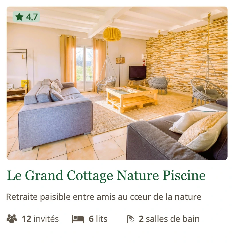 Grand Cottage bien etre Nature Tarn